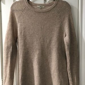 Madewell Elbow Patch Stadium Sweater